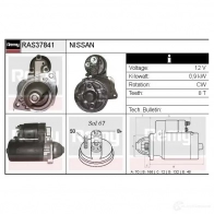 Стартер REMY 4D ZW4AM ras37841 1865363 5414352769617