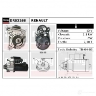 Стартер REMY QC5G6QP 1860336 drs3268 DS43 78 - Изображение 4