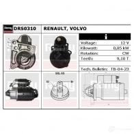 Стартер REMY 1859203 drs0310 DS1 420 YCK3UB - Изображение 2