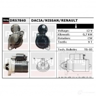 Стартер REMY drs7840 1861135 DS8 950 CLAJHX - Изображение 2