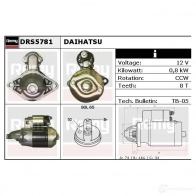 Стартер REMY drs5781 1861013 EV79ZD DS68 91 - Изображение 2