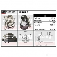 Стартер REMY DD9VXE drs3107 1860209 DS421 7 - Изображение 4