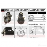 Стартер REMY T46M654 1860213 D S4223 drs3113 - Изображение 3
