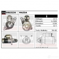 Стартер REMY 1860310 drs3234 ZFMETER D S4344 - Изображение 2