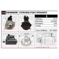 Стартер REMY drs8960n E3ES5V DS0070 N 1861220 - Изображение 3