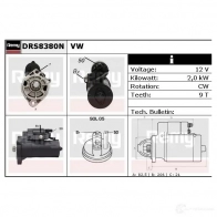 Стартер REMY 1861185 DS94 90N drs8380n 7APQ4F - Изображение 2