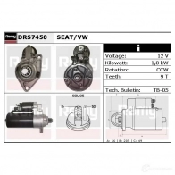 Стартер REMY DS 8560N drs7450n BV2X5DC 1861119 - Изображение 2
