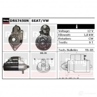 Стартер REMY DS 8560N drs7450n BV2X5DC 1861119 - Изображение 3