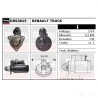 Стартер REMY Lada 2104 drs3815 3AJ9LBV DS4 925