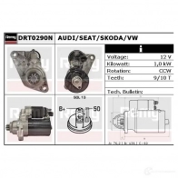 Стартер REMY drt0290n 1861249 D T1400N 4RGO7I - Изображение 2