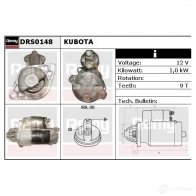 Стартер REMY GXNQB6M DS12 58 drs0148 1859050