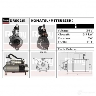 Стартер REMY 1859162 drs0264 DS13 74 1UYMW - Изображение 3