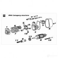 Стартер REMY 1847315 HM2 AT5 19024561 - Изображение 4