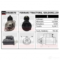 Стартер REMY D1OOKW D S9180 drs8070 1861164 - Изображение 2