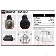 Стартер REMY 830UOE1 D S4924 1860733 drs3814 - Изображение 3