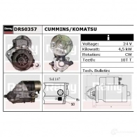 Стартер REMY 1859234 drs0357 DS1 467 RD699HT - Изображение 5