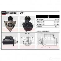 Стартер REMY DS4 933 drs3823 307HIB1 Volkswagen Transporter (T4) 4 Автобус 2.8 VR6 204 л.с. 2000 – 2003