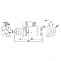 Стартер REMY W QXVRKQ 5414352411585 1423353010 19024284 - Изображение 2