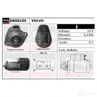 Стартер REMY 1859057 DS12 65 drs0155 T89W2XU - Изображение 3