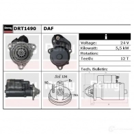 Стартер REMY OY294 1861288 drt1490 DT2 600 - Изображение 2