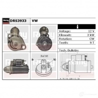 Стартер REMY DS5 043 drs3933 Volkswagen Passat (B5) 3 Седан 4.0 W8 4motion 275 л.с. 2001 – 2004 F4HKH