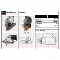 Стартер REMY drs3897n DS 5007N 1860809 5FK39 - Изображение 4