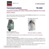 Стартер REMY drs0539 DS164 9 PIRXGO3 1859406 - Изображение 2
