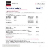 Стартер REMY DT 3750 ZY7DV drt2640x 1861315 - Изображение 2
