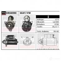 Стартер REMY DS8 100 drs6990 0VY6H5 1861076 - Изображение 2