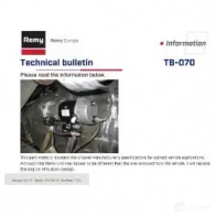 Стартер REMY 1849100 Z7E0 WV 5414352566698 8200519 - Изображение 2