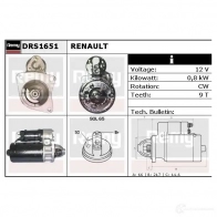 Стартер REMY DS27 61 1860011 drs1651 TMYZL