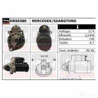 Стартер REMY DS74 90 1861040 drs6380 ZM7E5AD - Изображение 2
