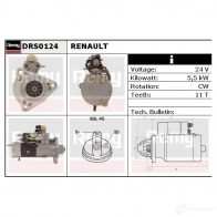 Стартер REMY drs0124n 1859019 AWONK DS1234 N - Изображение 2
