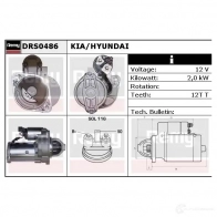 Стартер REMY Kia CeeD (ED) 1 Хэтчбек 2.0 CRDi 136 л.с. 2007 – 2012 S1M6SKA DS1 596 drs0486