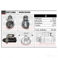 Стартер REMY DT247 0 4DJ0UEY 1861284 drt1360 - Изображение 2