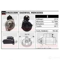 Стартер REMY drs3150n 1860244 Z430OII DS 4260N - Изображение 3