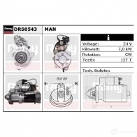 Стартер REMY drs0543 1859413 DS1 653 US60B - Изображение 2