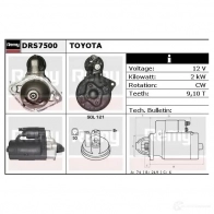 Стартер REMY Toyota Corolla (E110) 8 Универсал 2.0 D 4D 110 л.с. 2000 – 2001 CB7IKOZ DS86 10 drs7500