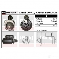 Стартер REMY 1860352 R399Z drs3289 DS 4399 - Изображение 5