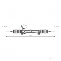 Рулевая рейка REMY 5414352535762 1863469 dsr067l 8RORU 2I