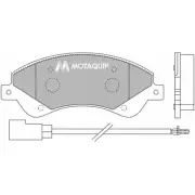 Тормозные колодки, дисковые, комплект MOTAQUIP BE8KS3Z LVXL1302 3555590 4JOU 0D7