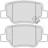 Тормозные колодки, дисковые, комплект MOTAQUIP 2NZTBK XP CN55B 3555794 LVXL1674