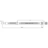 Тормозной шланг MOTAQUIP 3556528 VBH1019 C7T0I 2BZR GOK