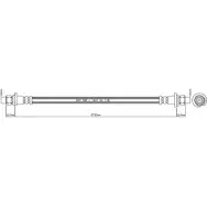 Тормозной шланг MOTAQUIP QQFJ4 VBH1075 S4 HS8T0 3556581