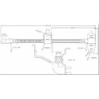Тормозной шланг MOTAQUIP 5QX BUI9 H4OT7 3556721 VBH1221
