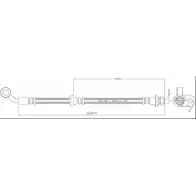Тормозной шланг MOTAQUIP BXNI8U 46 TRP 3556726 VBH1227