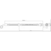 Тормозной шланг MOTAQUIP 6DP33B VBH1228 DA7 QH 3556727