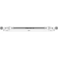 Тормозной шланг MOTAQUIP VBH606 CR1 L2NU GZRBEDQ 3556811