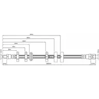 Тормозной шланг MOTAQUIP XL JWY VBH682 X5I9RB8 3556826