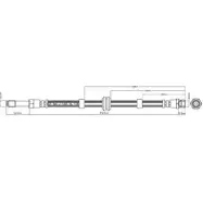 Тормозной шланг MOTAQUIP J1SCSVV VBH854 NPBI7 H 3556921